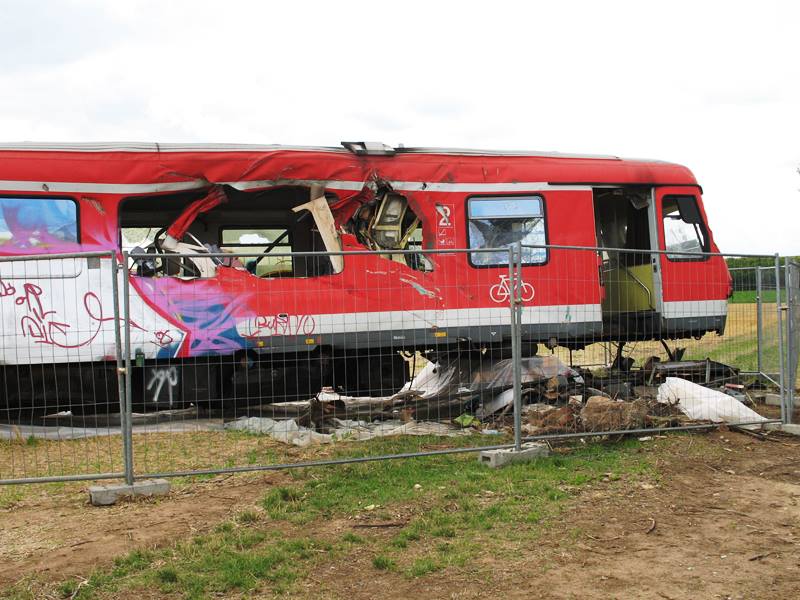 Instandsetzung Unfallschaden Triebwagen VT 628-003