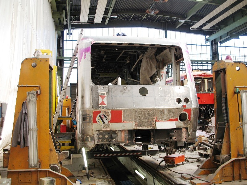 Instandsetzung Unfallschaden Triebwagen VT 628-003